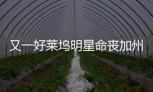 又一好萊塢明星命喪加州山火