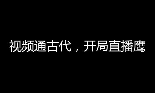 視頻通古代，開(kāi)局直播鷹醬大選