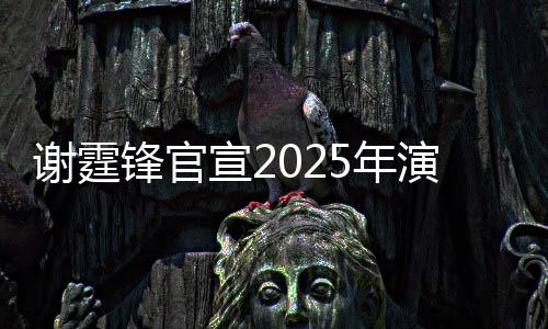 謝霆鋒官宣2025年演唱會，期待音樂盛宴的到來